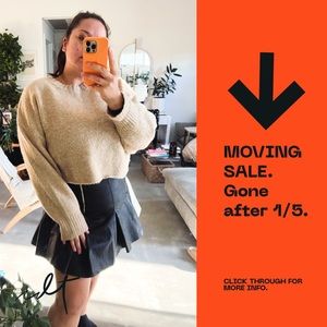 Topshop oatmeal sweater